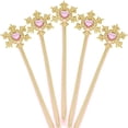 thumbnail image 3 of 10PCS Princess Wand Cute Snowflake Magic Fairy Wand Costume Wand for Girls, 3 of 8