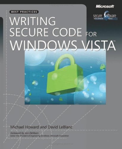 Pre-Owned Writing Secure Code for Windows Vista (Pro - Step by Step Developer) (Paperback) 0735623937 9780735623934