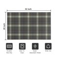 thumbnail image 5 of Brown Blue Checkerboard Checkered Pattern Door Rugs,Washable Non Slip Door Mats Indoor,Decorative Door Mats,Entry Mat Indoor for Entrance,Bedroom,Kitchen,Bathroom,20"x32", 5 of 6