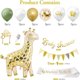 thumbnail image 2 of Baby Shower Decoration Giraffe Foil Green Balloons Banner Gender Reveal Party Decoration for Baby Boys Girls, 2 of 4