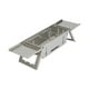 thumbnail image 1 of Parrilla de carbón Parrilla de barbacoa Parrillas de leña ajustables portátiles Parrilla plegable Mesa Barbacoa Parrilla de carbón para playa Camping 42x21cm, 1 of 7
