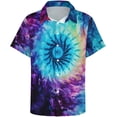 thumbnail image 2 of PISONIC Men's Hawaiian Shirts Summer Tropical Beach Shirt Short Sleeve Casual Vacation Button Down with Pocket, 2 of 6