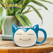 Silver Buffalo Pokemon Snorlax Face Ceramic 3D Sculpted Mug, 20 Ounces