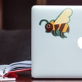 thumbnail image 5 of Die Cut Sticker Bee, Geometric, Contour Vinyl Sticker 3 to 6 inches, (Waterproof Decal for Cars, Water Bottles, Laptops, Coolers), Large, 5 of 5