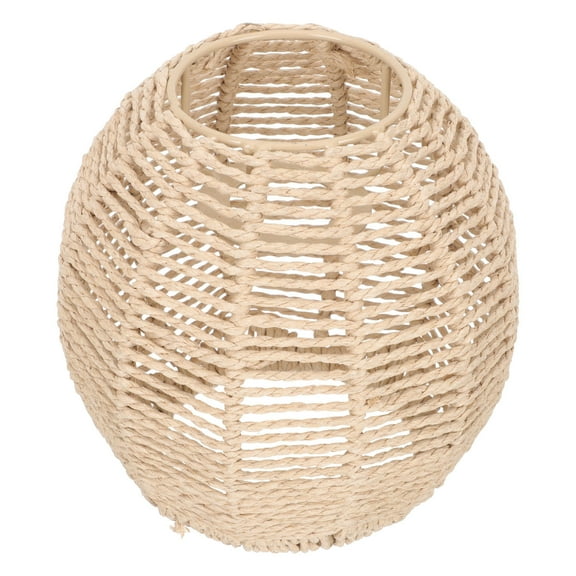 ULTNICE Living Room Lamp Shade Paper Khaki 1Pcs