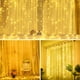 thumbnail image 3 of 2 Piezas Cortinas Serie Luces 300 Led Decorativas Usb 3x3m Luz Cálida, 3 of 3