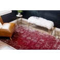 thumbnail image 2 of Unique Loom 3141386 3 ft. 3 in. x 5 ft. 3 in. Casino Sofia Rectangular Area Rug, Burgundy, 2 of 2