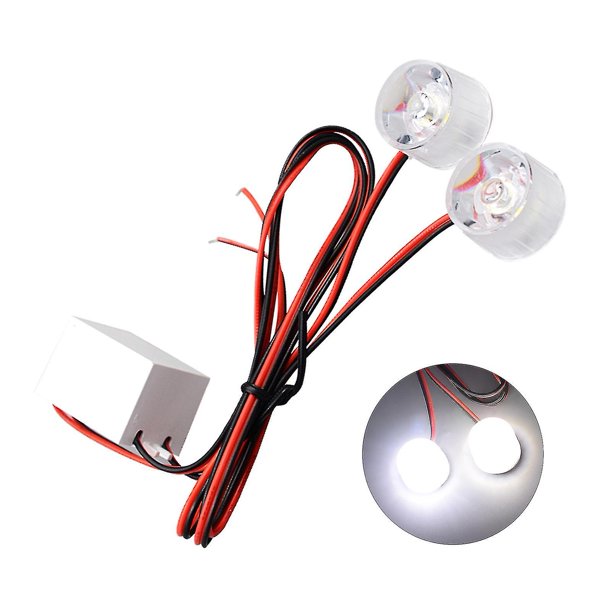 Luz de advertencia trasera de freno estroboscópica decorativa Led para motocicleta Universal de 12-85v