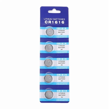 5pcs CR1616 Coin Battery Button Batteries Coin Cells Batteries Replacement