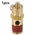 thumbnail image 1 of New 1/4\" NPT 125 PSI Air Compressor Safety Relief Pressure Valve, Tank OUT Off, 1 of 7