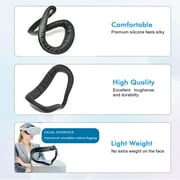Interface & Face Cover Eye Pad for Oculus Quest 2, Compatible with Oculus Quest 2 Original Spacer, Sweat-Proof, Lightproof, Non-Slip, Washable