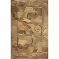 thumbnail image 1 of V.I.P. Reflections Floral Contemporary Area Rug, Brown, 3'9" X 5'9", 1 of 3