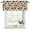 Beige Brown, variant on 2 Pack Farmhouse Rooster Valances for Windows Bedroom Living Room Window Treatments, Vintage Watercolor Flowers Beige Rod Pocket Valance Drapes Short Kitchen Curtains Over Sink 54"x18"