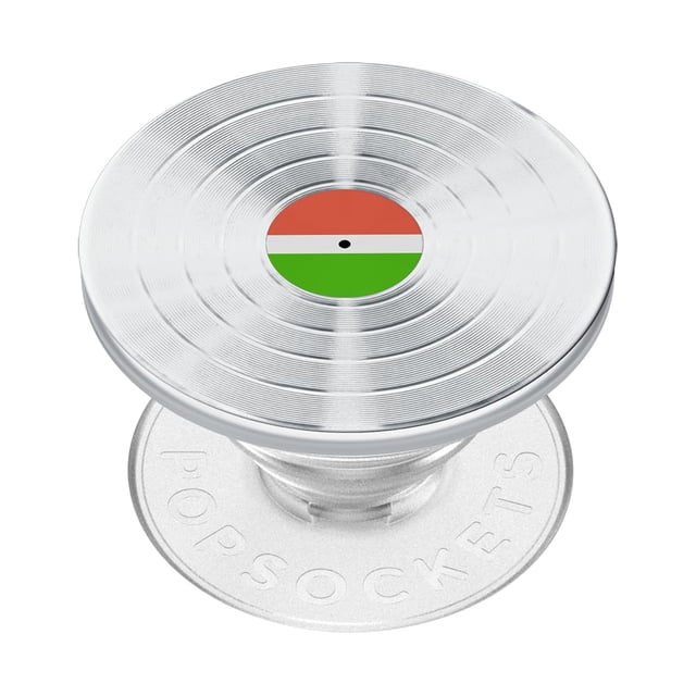 PopSockets Phone Grip con soporte expandible, color plateado
