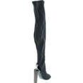 thumbnail image 5 of CAPE ROBBIN Connie-1 Women's Over The Knee Peep Toe Stacked Heel Boots Half Size Big, 5 of 7