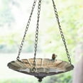 thumbnail image 2 of sruoe Bird Feeder, Hanging Bird Feeder Tray, Bird Feeders Outdoor, Cardinal Bird Feeder, Hopper Feeder, Small Large Bowl Wild Bird Feeders for Garden Decor, Iron, 2 of 6