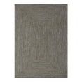 thumbnail image 2 of BNM Indoor/ Outdoor Multihued Rug, 4' x 6', Latte- White, 2 of 7