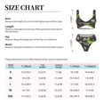 thumbnail image 6 of Wukai Dinosaur Skeleton Women's Bikini Set Two Piece,wimsuit High Waisted V Neck Twist Front Adjustable Spaghetti Straps Bathing Suit-X-Large, 6 of 7