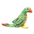 thumbnail image 4 of de peluche, pájaro de peluche, juguete decorativo, loro, juguete de fiesta para niños, para sala de estar, 19,69 x 10,24 pulgadas Verde, 4 of 8