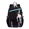 thumbnail image 1 of AIGIA School Bookbag with USB Charging Port Backpack Laptop Travel Shoulder School Book Bag Rucksack, 1 of 25