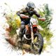 thumbnail image 1 of 5D DIY Motocicleta Arte Artesanía 30x30cm, 1 of 9