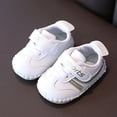 thumbnail image 2 of B91xZ Essentiels pour Bébé Chaussures Légères Décontractées Espadrilles à Sangle Réglable Classiques, Or 5.5, 2 of 5