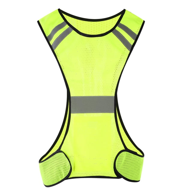 Reflective Waistcoat,LED Fluorescent Night Running Safety Vest LED Waistcoat Reliable and Durable