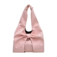 thumbnail image 2 of JGTDBPO Tote Bag for Women, Sweet All Over Star Print Bow Hobo Crossbody Handbag for Daily Travel Work Pink, 2 of 6