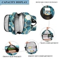 thumbnail image 3 of FORMRS Unisex School Backpack 17" Student Travel Bag with Laptop Compartment, Light Blue Geometric Pattern, 3 of 7