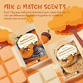 thumbnail image 5 of Fusion Autumn Scented Wax Melts, Fall Soy Wax Melts Gift Set, Wax Cubes/Tarts for Warmer - Pumpkin Spice, Caramel Apples, Candy Corn, Vanilla, Apple Cider, Cinnamon, Snickerdoodle, Autumn Wreath,, 5 of 7