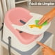 thumbnail image 5 of Bebbly Asiento Elevador para Bebé Booster 3 en 1 Portátil con Bandeja para Comer y Respaldo Ajustable Silla Infantil para Alimentación Viajes Entrenamiento Comedor Bebés de 6 Meses a 3 Años, 5 of 8