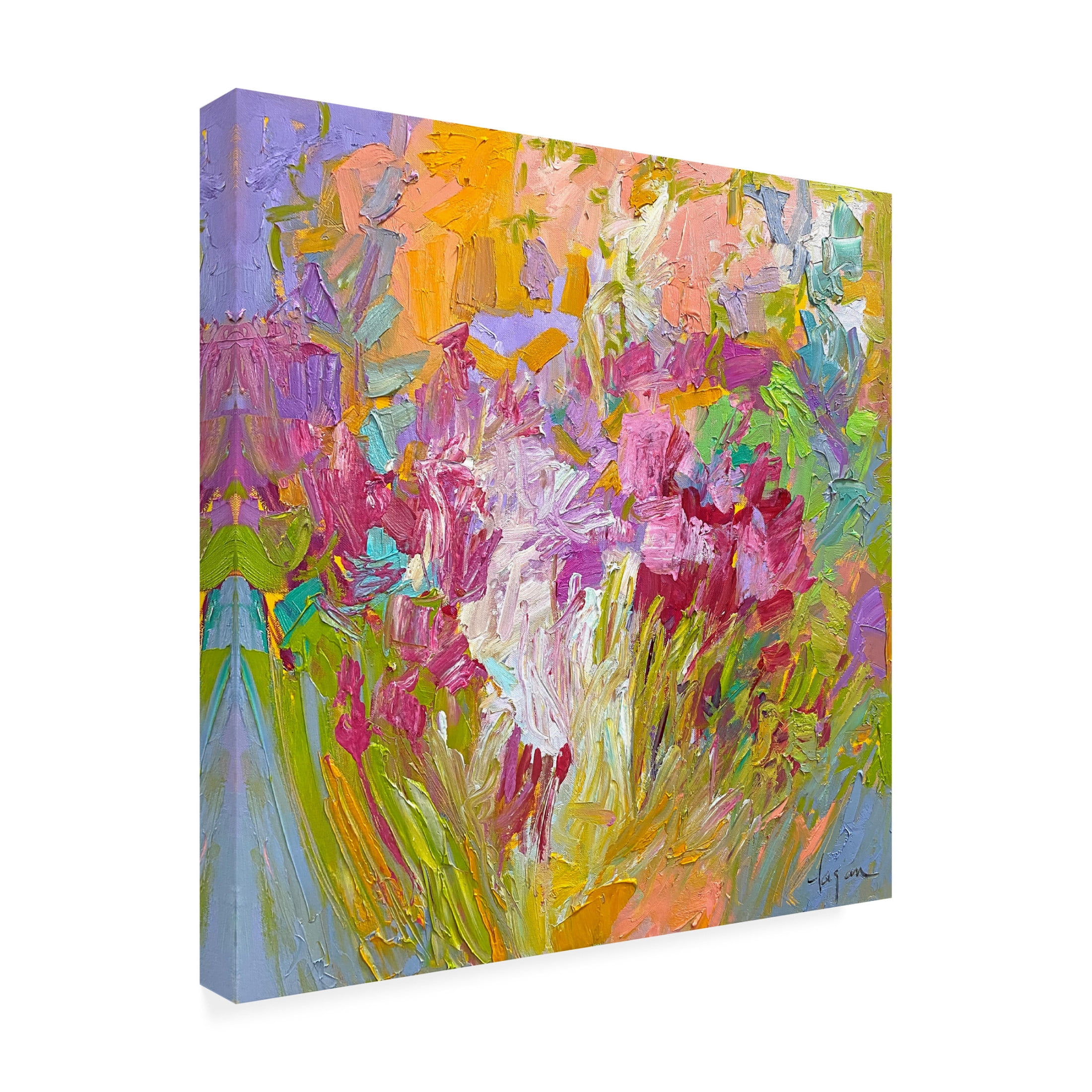 Canvas Wall Art - Dorothy Fagan 'Hum Along With Me' Wall Art for Living Room, Bedroom, or Office Décor by Trademark Fine Art - 24 x 24 Inches