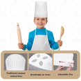 thumbnail image 3 of 24 Pieces kids chef hat and apron Ages 5-12 Kids Apron Children for Boys Girl's Cooking Baking Painting Wear 24 Pcs Kids Chef Hat and Apron, 3 of 4