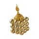 thumbnail image 2 of Portaconos de incienso con tapa, de cerámica, para decoración del hogar, desmontable dorado, 2 of 9