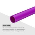 thumbnail image 4 of Uxcell Tubo Rígido Redondo 27.2mm ID 32mm OD 330mm/13" Morado de Alto Impacto para Tubería de Agua Manga de Cable, 4 of 6