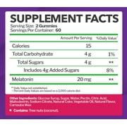 Melatonin 20mg Gummies for Adults - Maximum Strength Sleep Aid Gummies (120 Count)