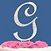 thumbnail image 2 of Fully Covered in Crystal Monogram Wedding Cake Topper Letter - Letter G, 2 of 2