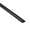 Black, variant on D-Line White Half Round Cord Cover, 0.78x0.39in, 39in Length