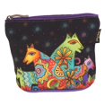 thumbnail image 2 of Laurel Burch Dog Cotton Canvas Cosmetic Bag Canine Clan, 2 of 2