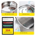 thumbnail image 5 of Utensilio de cocina Filtro de residuos Olla de aceite Botella para verter aceite de acero inoxidable de gran capacidad con tapa Botella de aislamiento de aceite Olla de aceite, 5 of 5