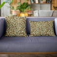thumbnail image 2 of Plutus Safari Cheetah Embroydery Luxury Throw Pillow - Double sided 16" x 16", 2 of 2