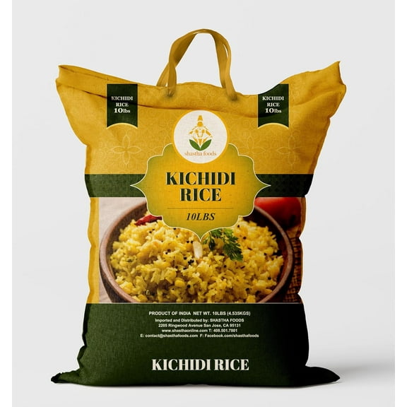 shastha Kichidi Rice 10lbs ( pack of 1  )