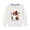 White, variant on Odeerbi Toddler Boys Girls Halloween Ghost Crewneck Sweatshirts Fall Winter Cotton Sweatshirt Toddler Kids Cute Solid Color Halloween Long Sleeve Sweatshirts Top Toddler Clothes Yellow