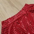 thumbnail image 5 of Tfken Short Skirts For Girls Child Sequins Trendy Fashion Skirt Red Size 5-6 Years, 5 of 6