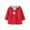 Red, variant on Girls' Hooded Jacket Spring Autumn And Winter New Style Small And Medium-sized Children's Cute Rabbit Ears Trendy Style