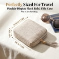 thumbnail image 5 of Travel Jewelry Case with Zipper Closure, 6-Layer Chenille Jewelry Case Bags , Portable Jewelry Organizer Storage Bag for Bracelet Rings Earring, C, 5 of 8