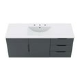 thumbnail image 5 of Modway Vitality 48" Single Sink Bathroom Vanity in Gray White, 5 of 8