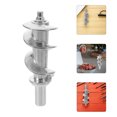 thumbnail image 3 of 2 tornillos para picadora de carne - Reemplazo de eje de tornillo para picadora de carne eléctrica - Accesorio de aleación de aluminio para picadora de alimentos para el hogar y la cocina, 3 of 6