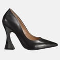 thumbnail image 3 of Women's Pointed Toe High Heel Pumps Closed Toe Flared Heel Slip-On Party Wedding Office Dress Shoes, 3 of 6