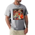 thumbnail image 1 of Camiseta de verano para hombre ropa de música de color rosa grande Camiseta corta para hombre ropa bonita, 1 of 7